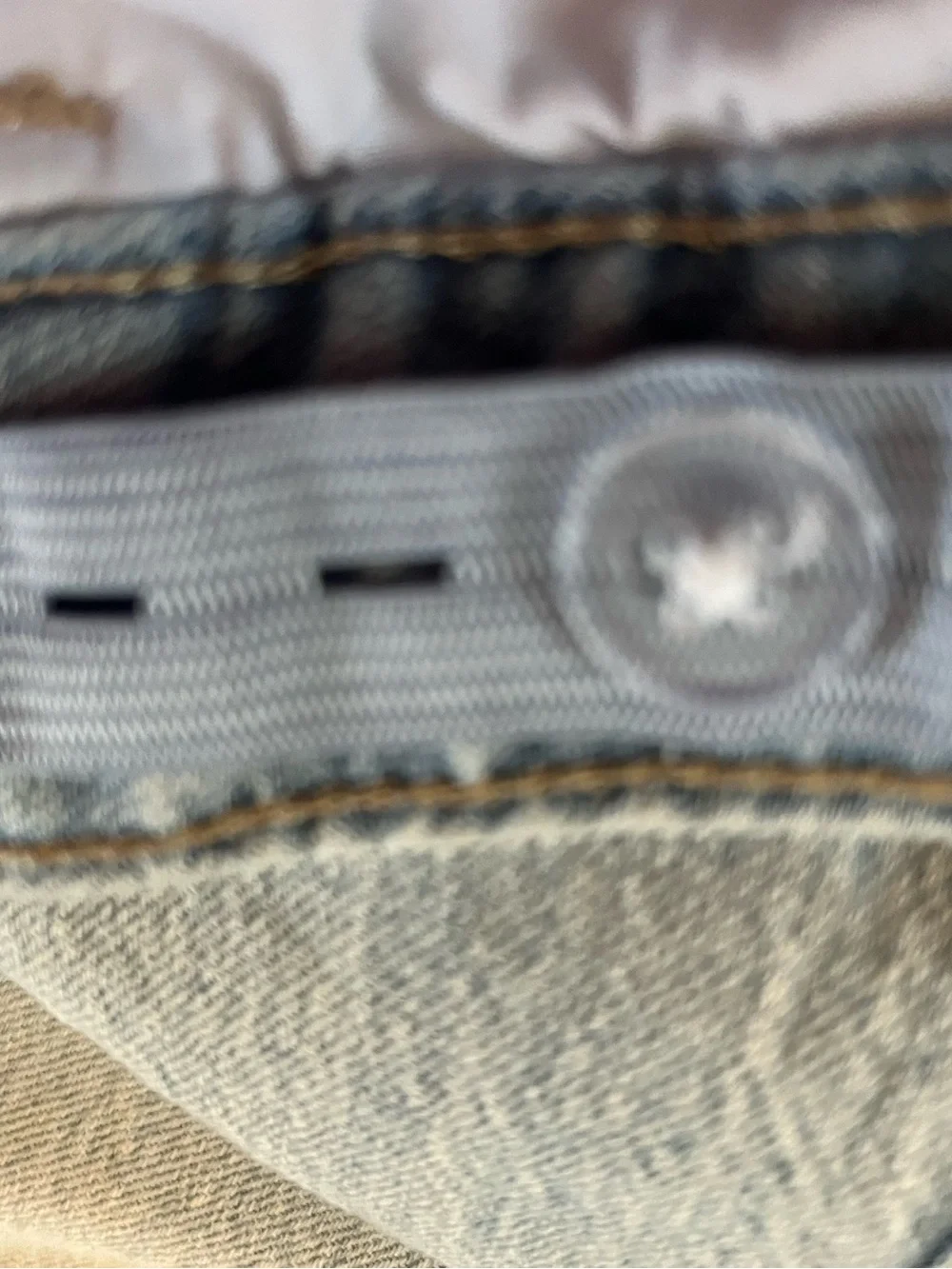 Light Blue Kids Wide-Leg Cuffed Jeans